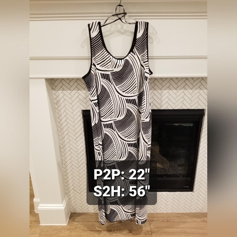 Avenue Sleeveless Maxi Dress, EUC, Size 2X (22/24)